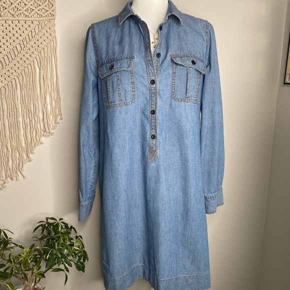 j crew jean dress